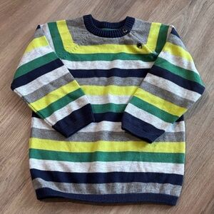 H&M Multicolor Striped Crewneck Sweater